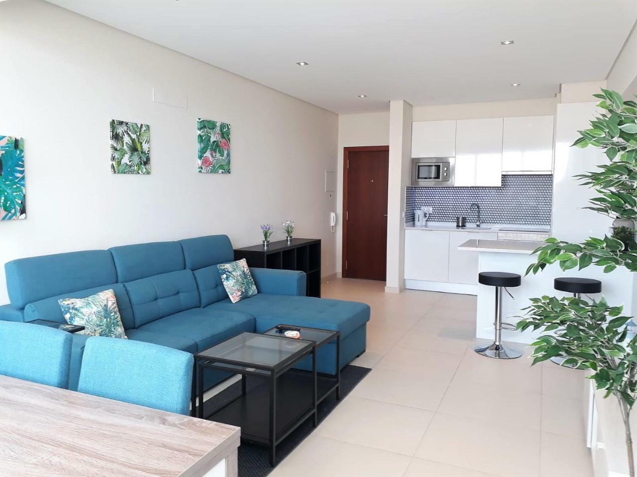 Abmar- Por-Do-Sol, Vista Mar, Remodelado, Wifi, 80Mt Praia Quarteira Ngoại thất bức ảnh